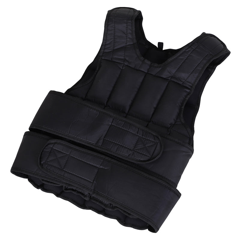 Adjustable Weighted Vest 10kg-20kg with 38 Weight Bags - Premium Resistance Training Vest for Running, HIIT, Strength Training - Customisable Fitness Equipment for Men and Women - Black Training Vest