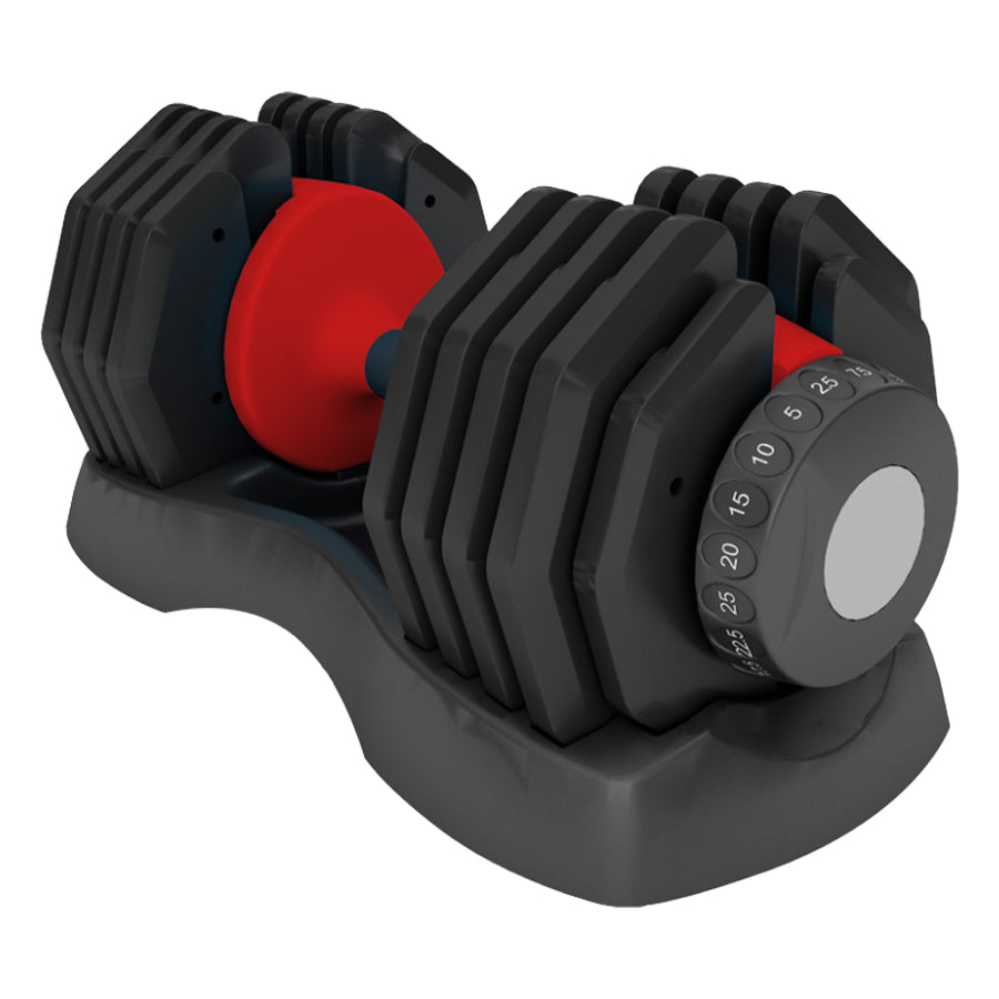 25kg Adjustable Dumbbell – 10-in-1 Weight Set with Safety Lock & Quick Dial | 2.5kg to 25kg Range | Space-Saving Strength Equipment for Home Gym Workouts
