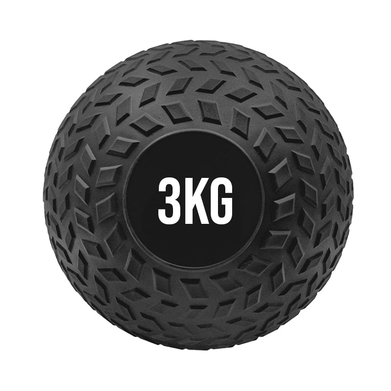 Premium Treaded Slam Balls - Heavy-Duty No-Bounce Fitness Medicine Ball for Explosive Power Training - Rugged Core Strength and Conditioning Equipment - Textured Grip Medicine Balls for Home Gym