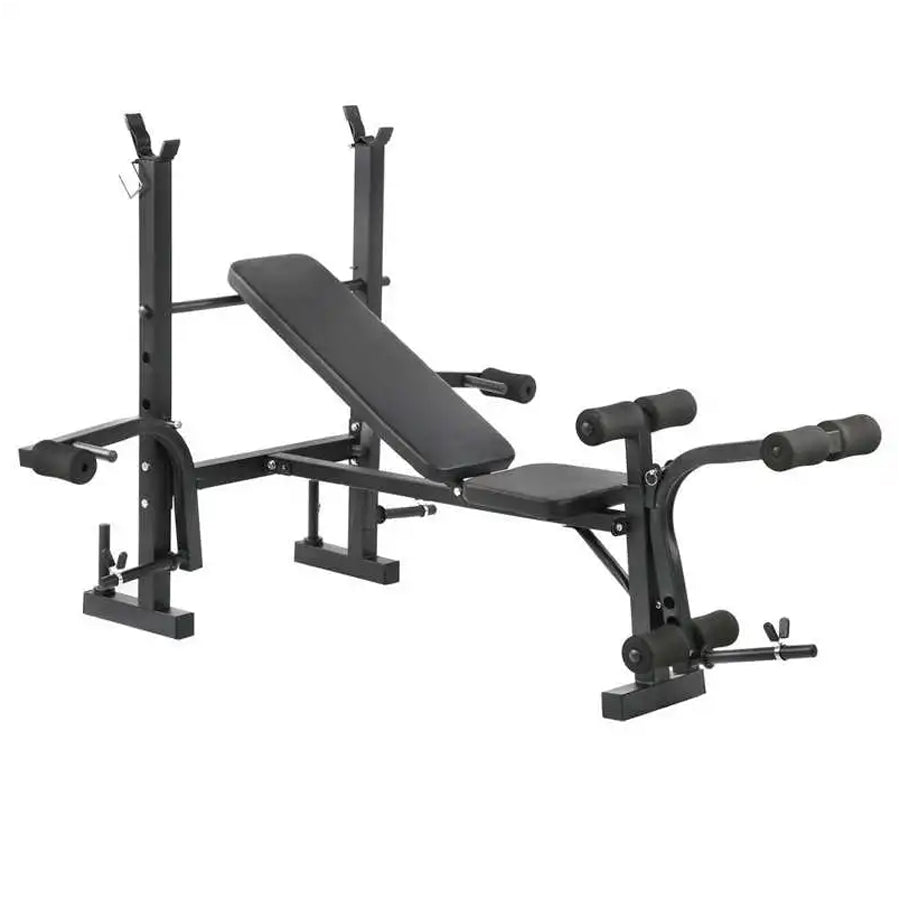 All-in-One Multi Gym Bench, Adjustable & Foldable Alloy Steel, Incline Press, Pulley System, Squat Rack, Bar Support – Full Body Home Workout, 250kg Max