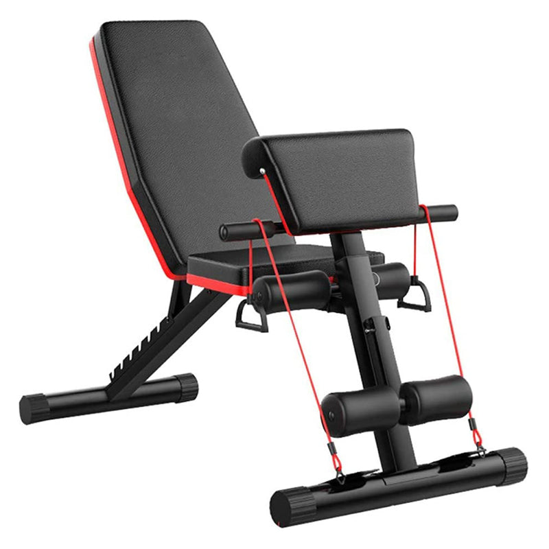 7-Position Adjustable Weight Bench - Heavy-Duty 320KG Capacity - Quick Folding Workout Bench with Automatic Locking System - Ergonomic Comfort Design for Home Gym Strength Training & Full Body