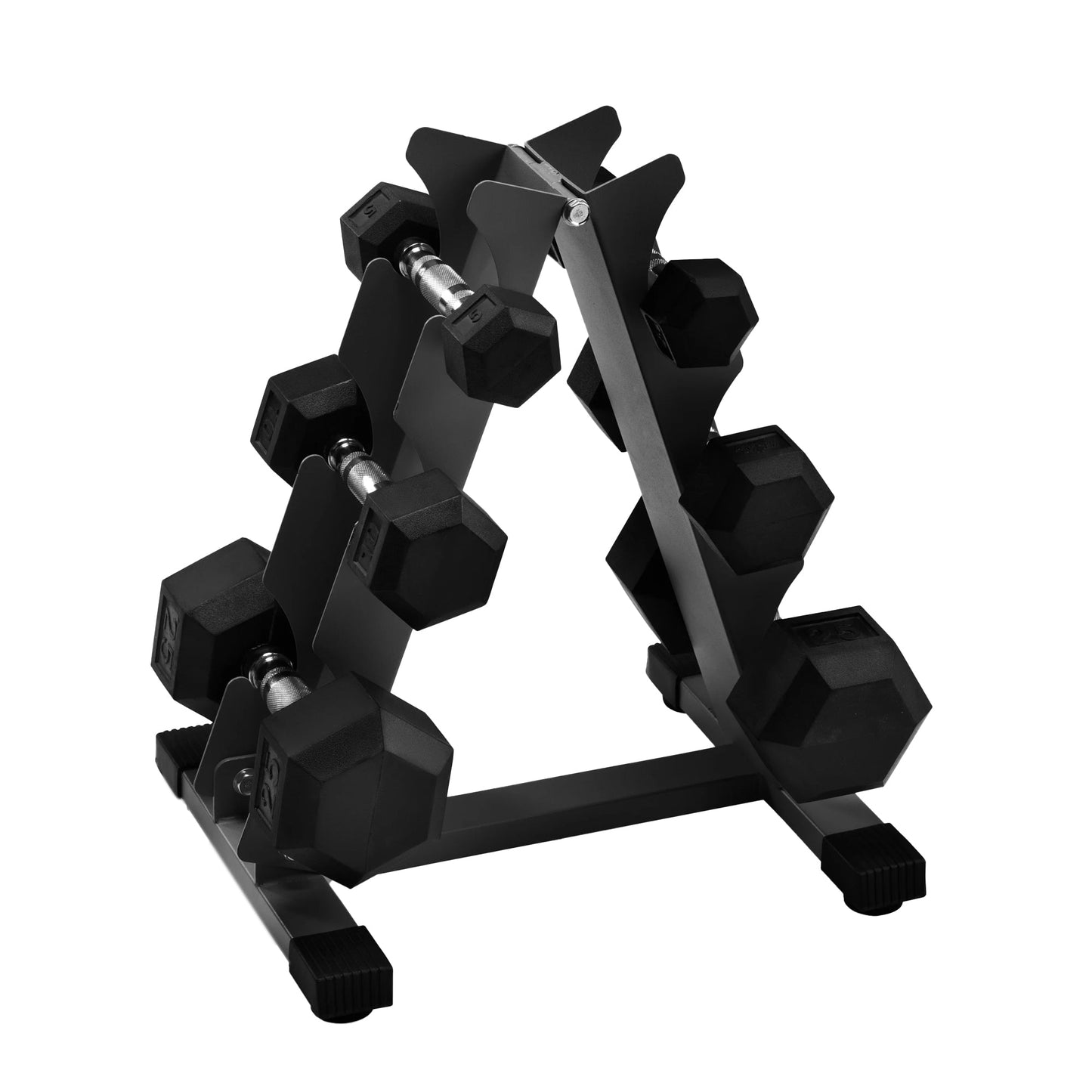 Heavy-Duty Dumbbell Storage Rack - Multi-Tier Design for Home Gym & Commercial Fitness - Available in 3, 4, 5 & 6-Tier Options - Premium Workout Weight Organization System - Steel Construction
