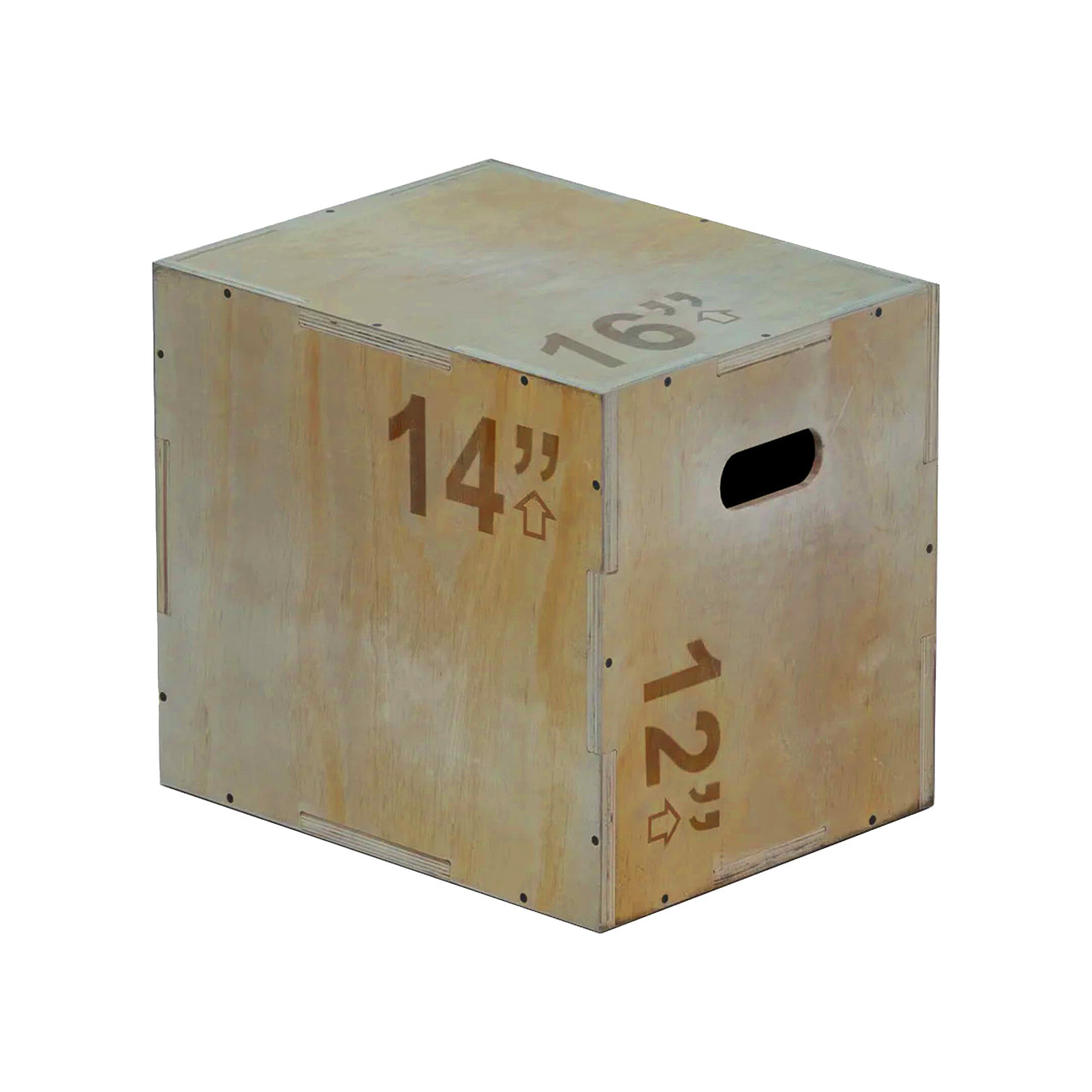 Professional 3-in-1 Wooden Plyometric Jump Box - Height-Adjustable Plyo Box for CrossFit Training - Heavy-Duty Construction for Box Jumps, HIIT Workouts - Versatile Home and Commercial Gym Equipment