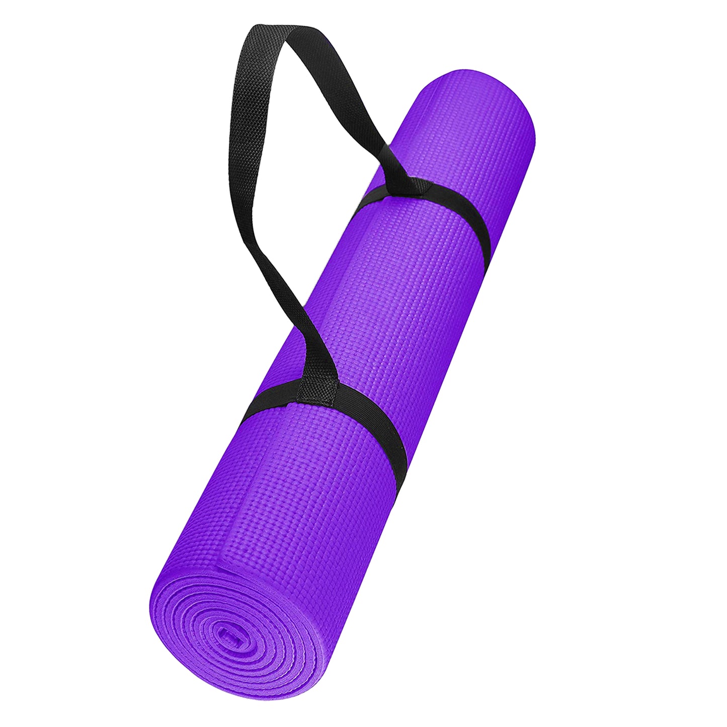 Premium 15mm Extra Thick Yoga Mat - Non-Slip NBR Foam Exercise Mat with Carrying Strap - Professional Grade Fitness Mat for Yoga, Pilates, Home Workouts - Joint Protection & Comfort - Eco-Friendly