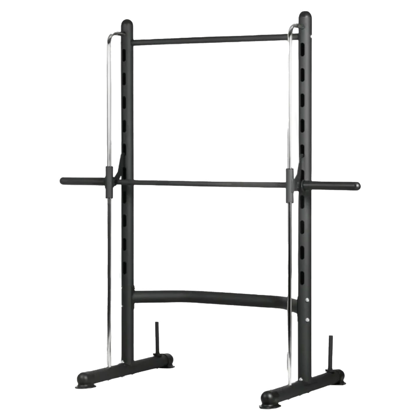 Premium Smith Machine Squat Rack with Pull-Up Bar - Adjustable Height Heavy Duty Steel Frame - Multi-Function Weight Training Station for Home Gym - 550 LBS Capacity - Perfect for All Fitness Levels