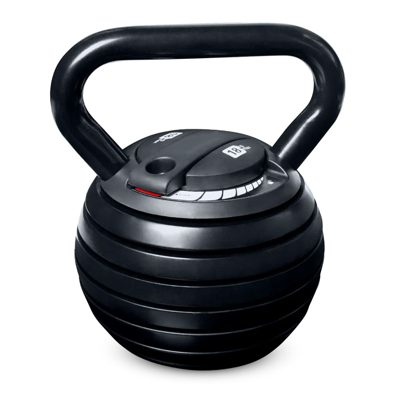 7-in-1 Adjustable Kettlebell Weight Set to 18kg - Quick-Change System for Home Workouts - Premium Cast Iron Construction with Ergonomic Grip - Space-Saving Design for Strength Training