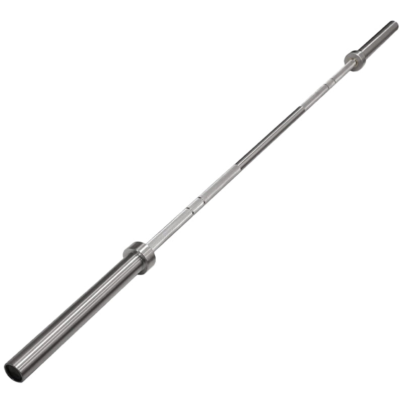 Olympic 2'' Barbell – Heavy-Duty Steel Training Bar with Spring Collars – 4ft to 7ft Options for Home Gym & Weightlifting