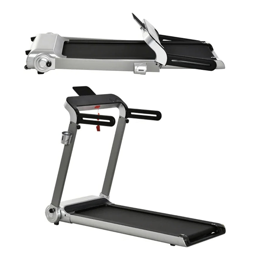 T103 Folding Treadmill - Compact Home Running Machine with 14km/h Motor - Space-Saving Design with LED Display - Powerful 750W Treadmill for Walking Jogging and High-Intensity Workouts