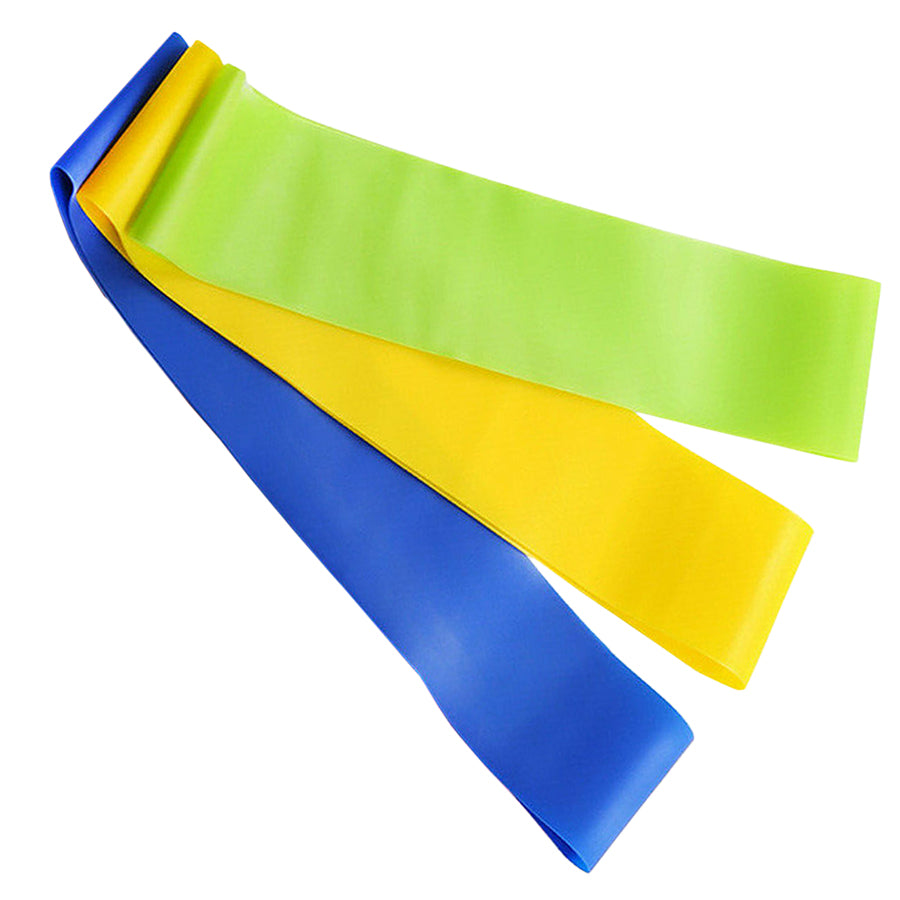 Premium Resistance Bands Light Set with 5 Different Levels - Portable Loop Bands for Strength Training, Stretching, Physio - Natural Latex Exercise Bands with Carry Case - Fitness Equipment for Home
