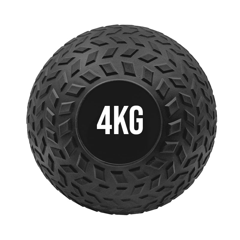 Premium Treaded Slam Balls - Heavy-Duty No-Bounce Fitness Medicine Ball for Explosive Power Training - Rugged Core Strength and Conditioning Equipment - Textured Grip Medicine Balls for Home Gym