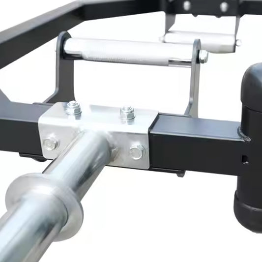 20kg Open Trap Bar – Hex Design with Built-In Jack, Rotating Sleeves & Knurled Grip – Olympic Compatible & Commercial Grade