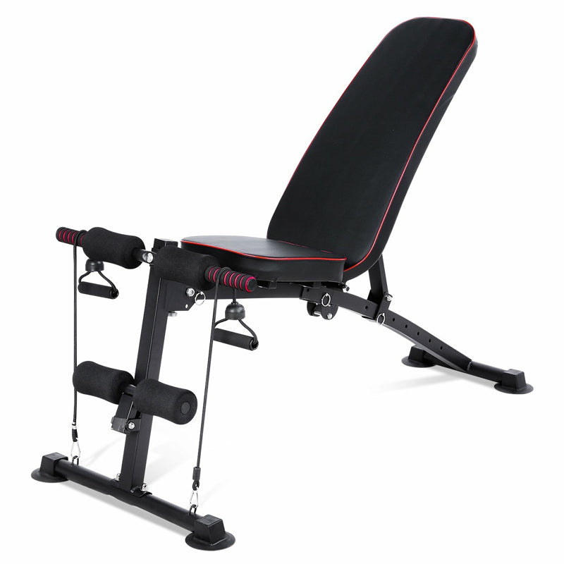 7-Position Adjustable Weight Bench - Heavy-Duty 320KG Capacity - Quick Folding Workout Bench with Automatic Locking System - Ergonomic Comfort Design for Home Gym Strength Training & Full Body