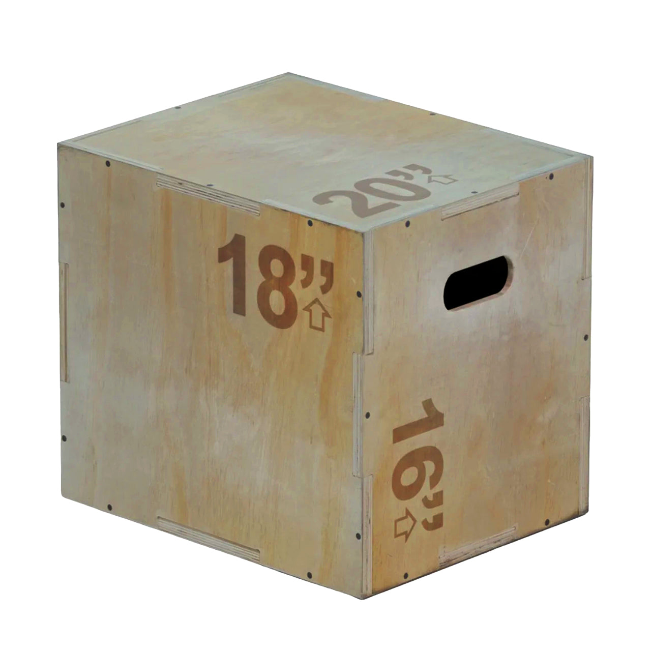 Professional 3-in-1 Wooden Plyometric Jump Box - Height-Adjustable Plyo Box for CrossFit Training - Heavy-Duty Construction for Box Jumps, HIIT Workouts - Versatile Home and Commercial Gym Equipment