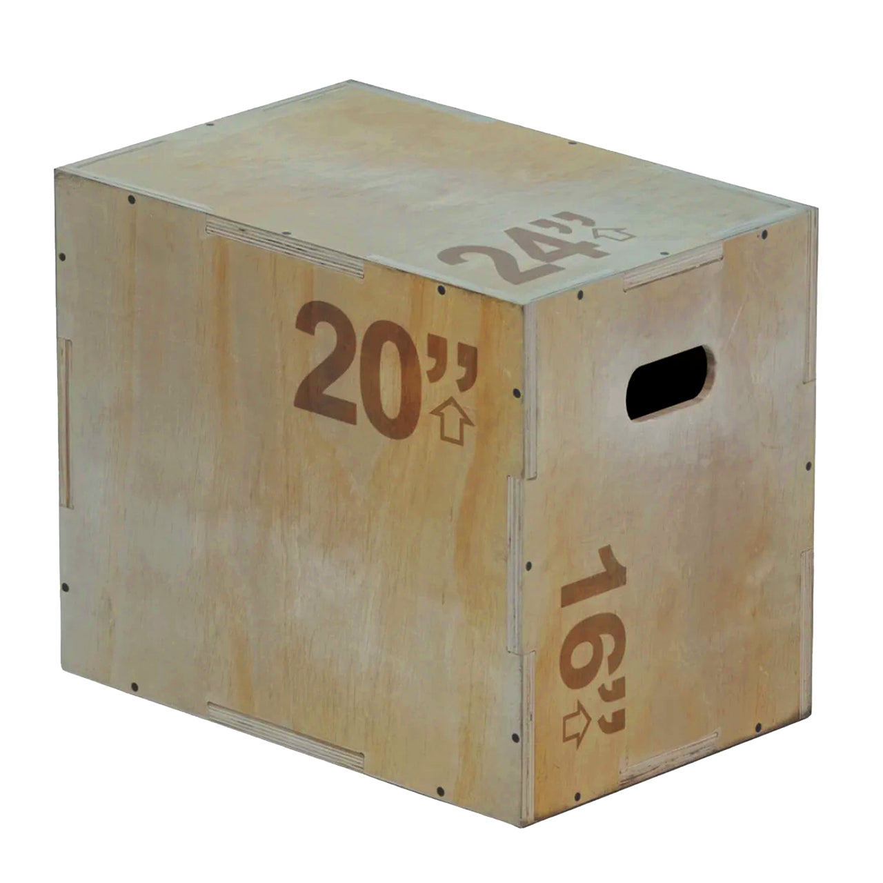 Professional 3-in-1 Wooden Plyometric Jump Box - Height-Adjustable Plyo Box for CrossFit Training - Heavy-Duty Construction for Box Jumps, HIIT Workouts - Versatile Home and Commercial Gym Equipment
