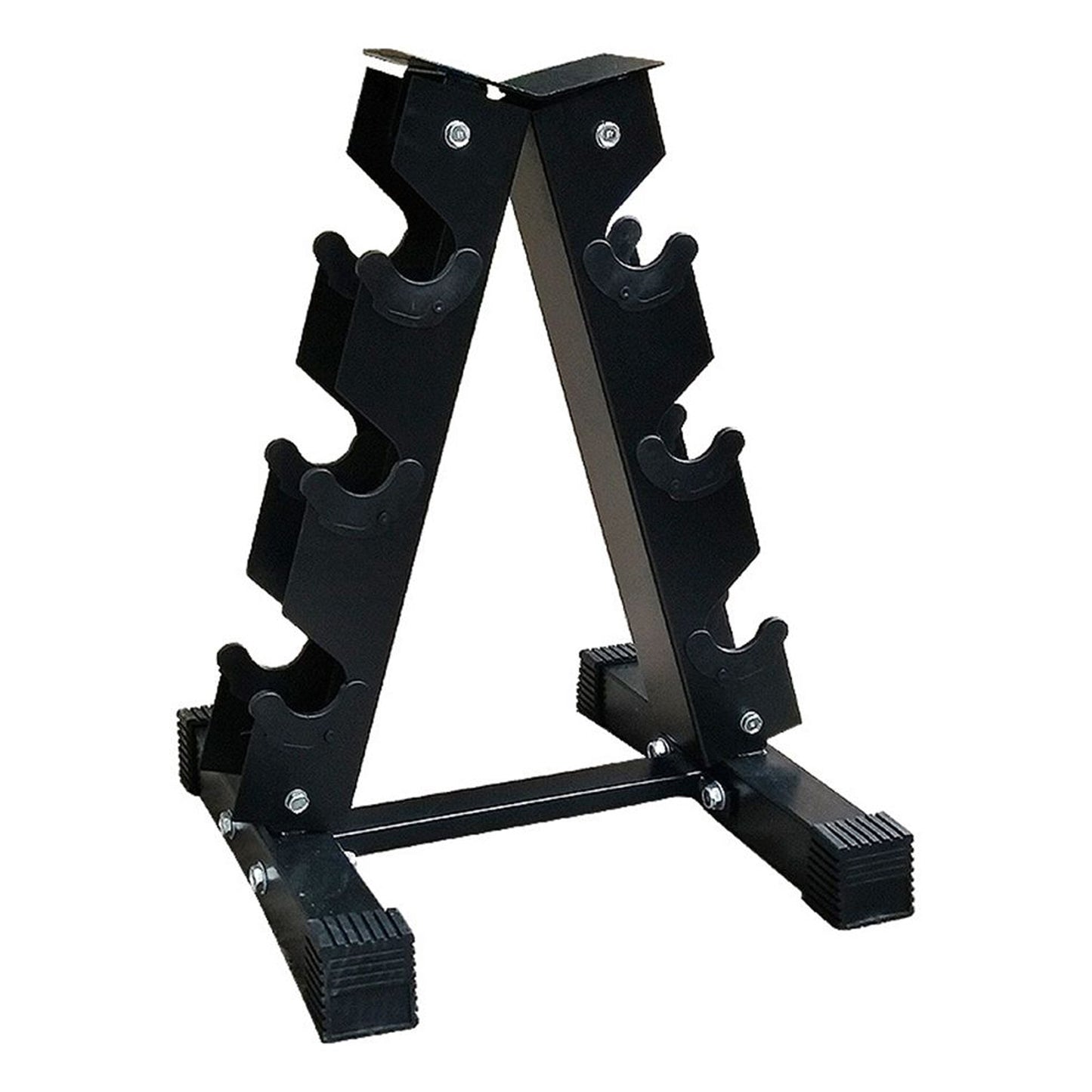 Heavy-Duty Dumbbell Storage Rack - Multi-Tier Design for Home Gym & Commercial Fitness - Available in 3, 4, 5 & 6-Tier Options - Premium Workout Weight Organization System - Steel Construction