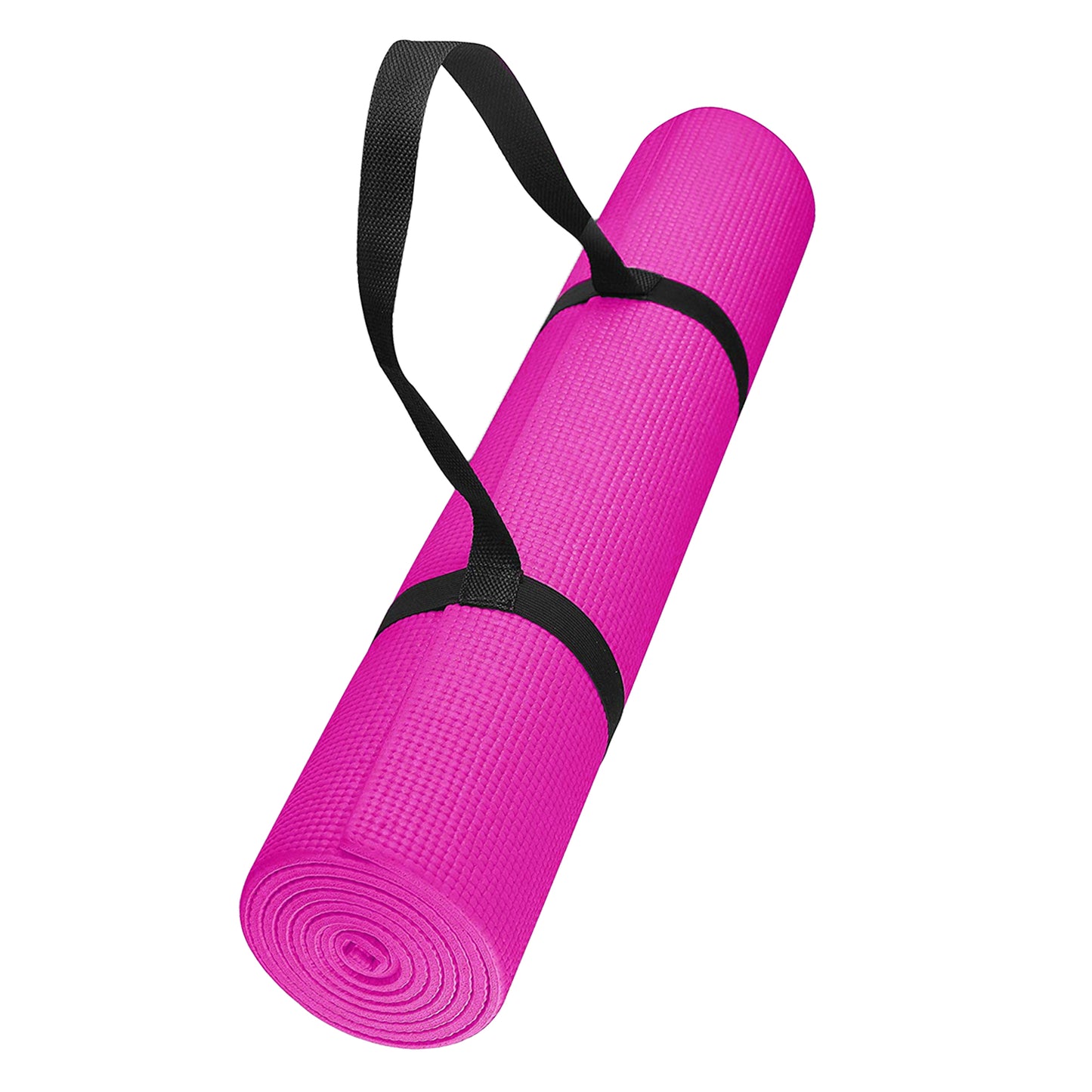 Premium 15mm Extra Thick Yoga Mat - Non-Slip NBR Foam Exercise Mat with Carrying Strap - Professional Grade Fitness Mat for Yoga, Pilates, Home Workouts - Joint Protection & Comfort - Eco-Friendly