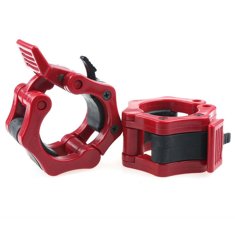 Olympic Barbell Collars 2'' – Quick-Release Locking Clamps, Heavy-Duty ABS for Weightlifting, CrossFit & Home Gym