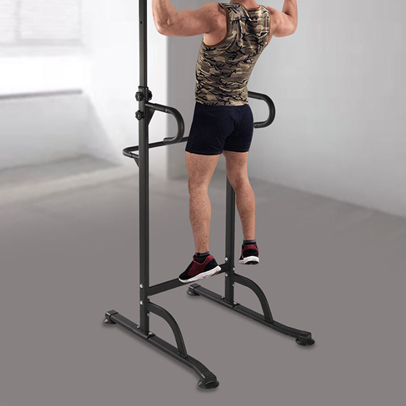 Pull-Up & Dip Station Power Tower – Adjustable Height Multi-Function Workout Stand for Home Gym | Full Body Strength Training for Men, Women & Teenagers