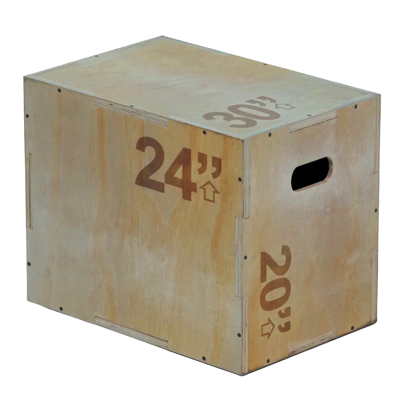 Professional 3-in-1 Wooden Plyometric Jump Box - Height-Adjustable Plyo Box for CrossFit Training - Heavy-Duty Construction for Box Jumps, HIIT Workouts - Versatile Home and Commercial Gym Equipment