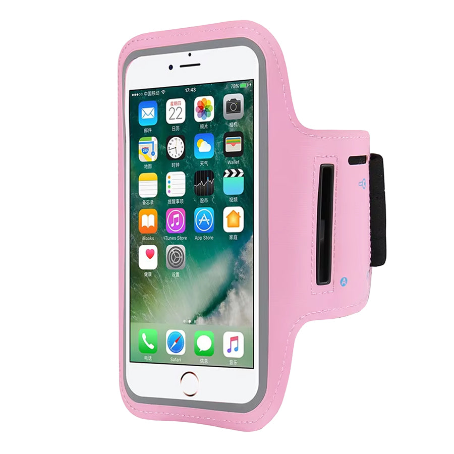 Adjustable Sports Armband Phone Holder for Running and Gym Workouts - Compatible with iPhone, Samsung, Large Screen Phones - Waterproof Running Case with Key Pocket and Card Slot for Exercise