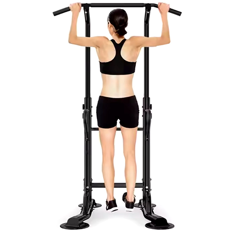 Pull-Up & Dip Station Power Tower – Adjustable Height Multi-Function Workout Stand for Home Gym | Full Body Strength Training for Men, Women & Teenagers
