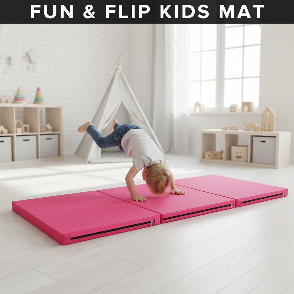 Tri Fold Gym Mat with 5cm Thick Foam