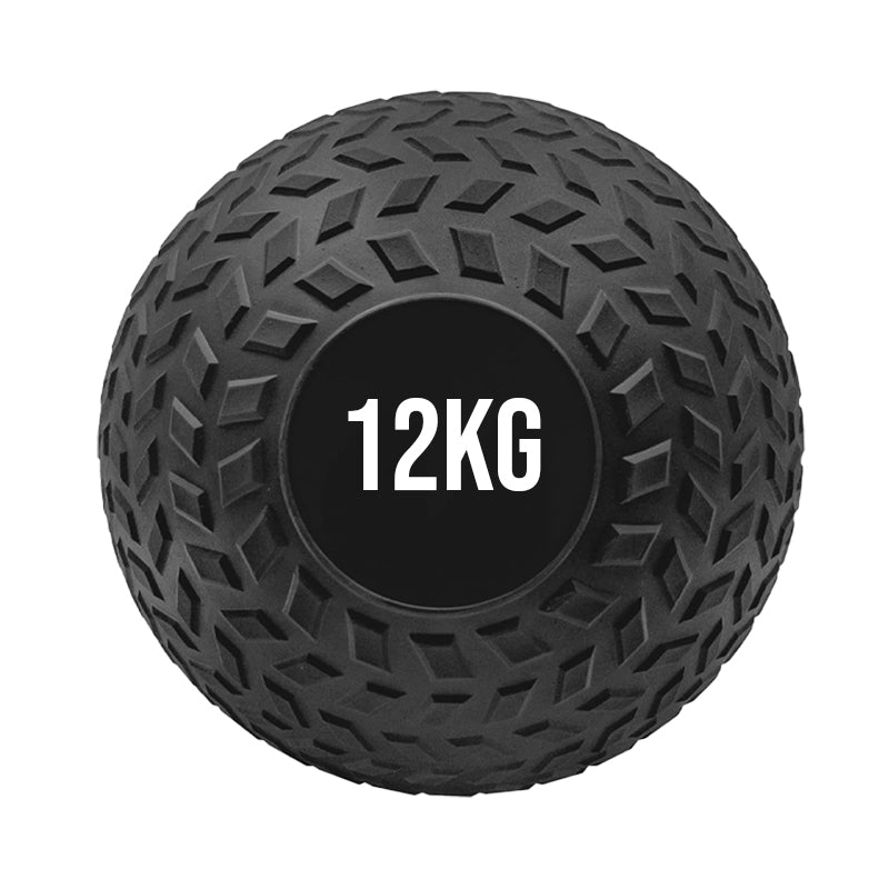 Premium Treaded Slam Balls - Heavy-Duty No-Bounce Fitness Medicine Ball for Explosive Power Training - Rugged Core Strength and Conditioning Equipment - Textured Grip Medicine Balls for Home Gym