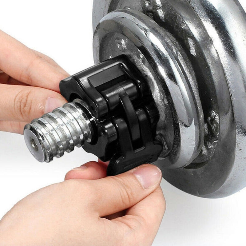 Olympic Barbell Collars 2'' – Quick-Release Locking Clamps, Heavy-Duty ABS for Weightlifting, CrossFit & Home Gym