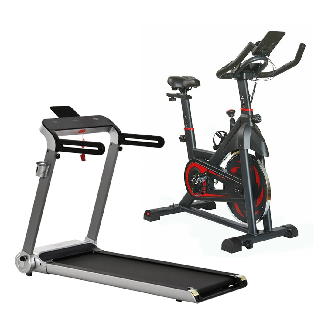 T103 Folding Treadmill - Compact Home Running Machine with 14km/h Motor - Space-Saving Design with LED Display - Powerful 750W Treadmill for Walking Jogging and High-Intensity Workouts