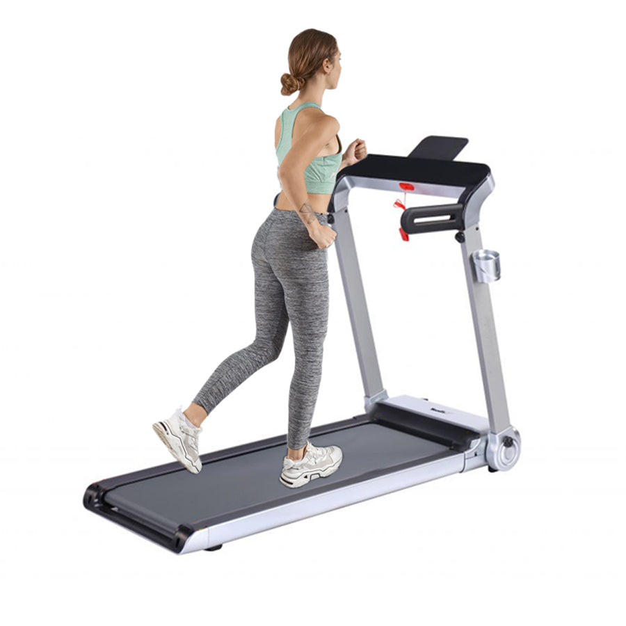 T103 Folding Treadmill - Compact Home Running Machine with 14km/h Motor - Space-Saving Design with LED Display - Powerful 750W Treadmill for Walking Jogging and High-Intensity Workouts