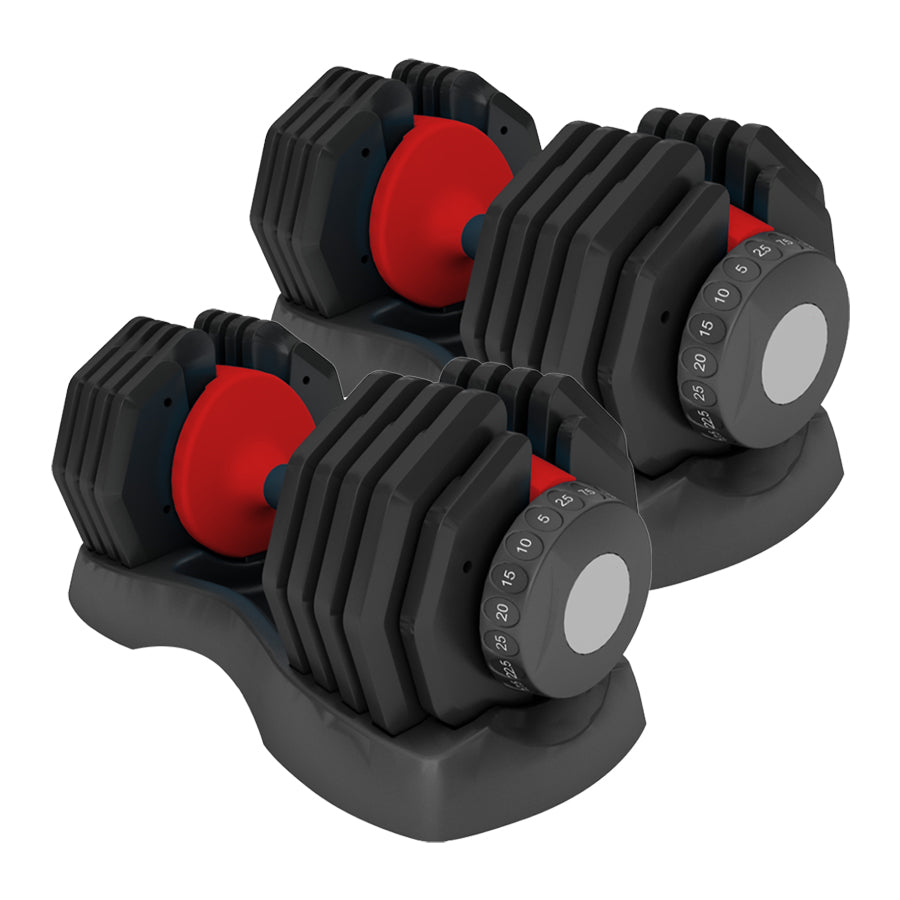 25kg Adjustable Dumbbell – 10-in-1 Weight Set with Safety Lock & Quick Dial | 2.5kg to 25kg Range | Space-Saving Strength Equipment for Home Gym Workouts