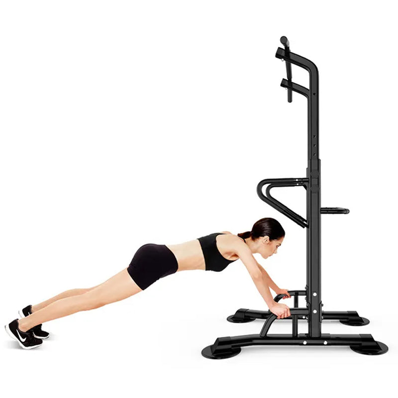 Pull-Up & Dip Station Power Tower – Adjustable Height Multi-Function Workout Stand for Home Gym | Full Body Strength Training for Men, Women & Teenagers