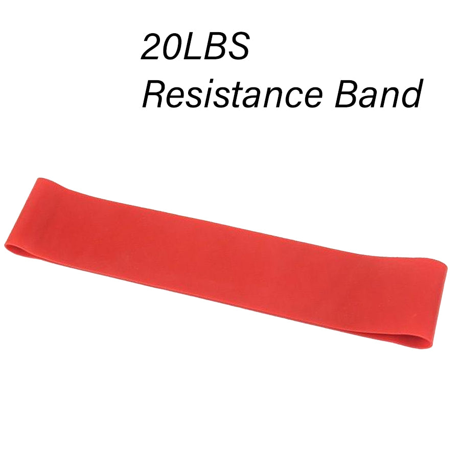 Premium Resistance Bands Light Set with 5 Different Levels - Portable Loop Bands for Strength Training, Stretching, Physio - Natural Latex Exercise Bands with Carry Case - Fitness Equipment for Home