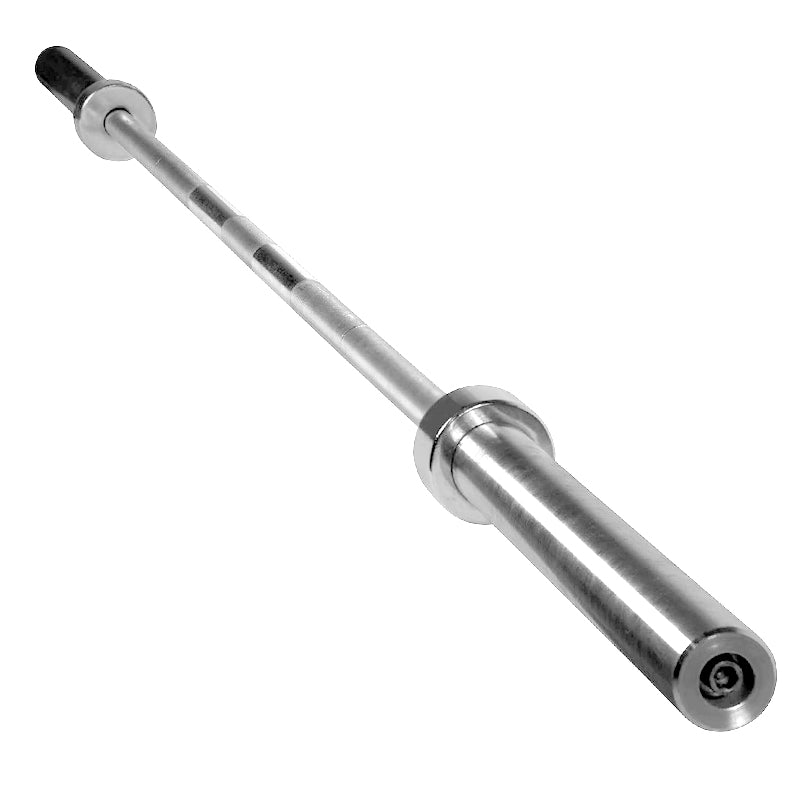 Olympic 2'' Barbell – Heavy-Duty Steel Training Bar with Spring Collars – 4ft to 7ft Options for Home Gym & Weightlifting