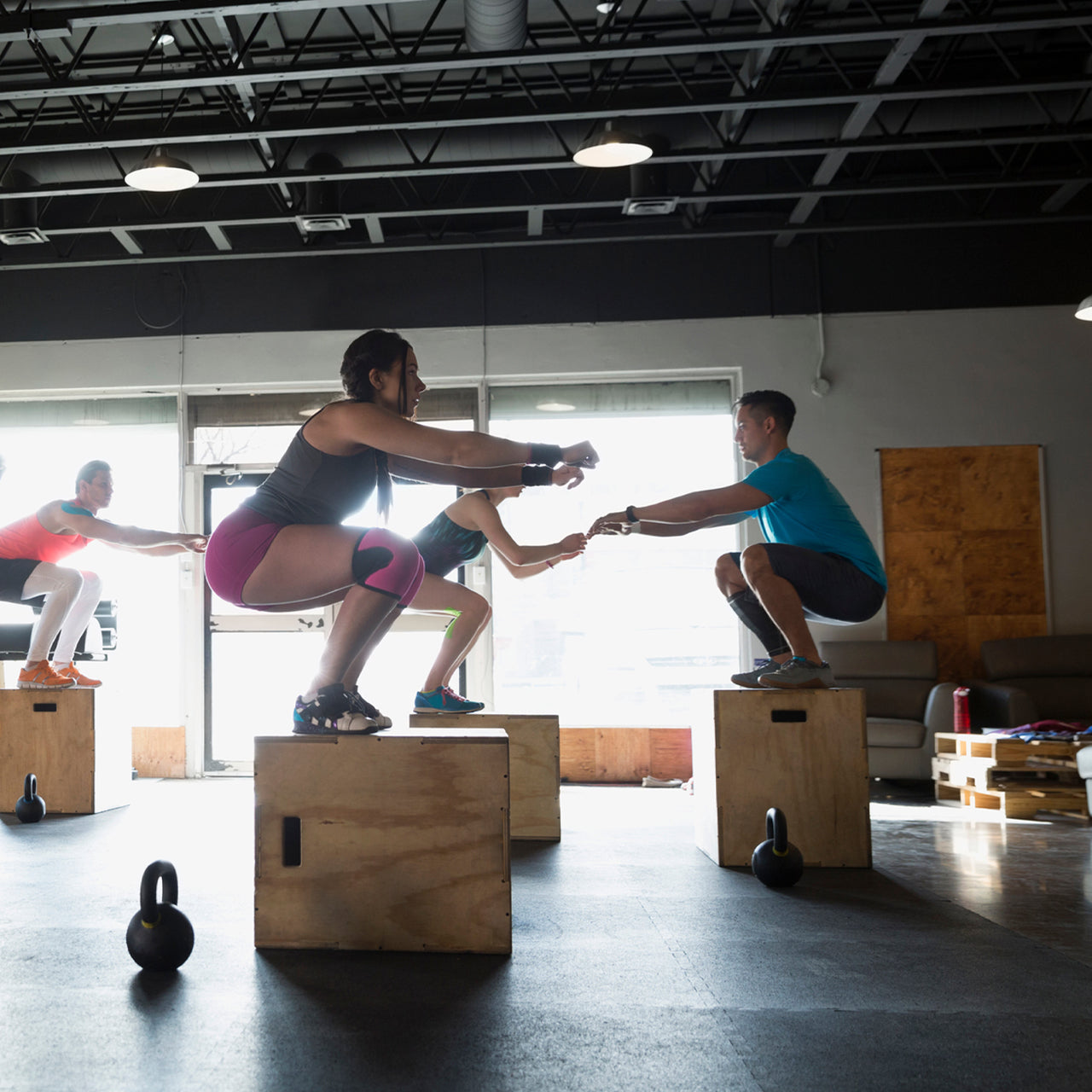 Professional 3-in-1 Wooden Plyometric Jump Box - Height-Adjustable Plyo Box for CrossFit Training - Heavy-Duty Construction for Box Jumps, HIIT Workouts - Versatile Home and Commercial Gym Equipment