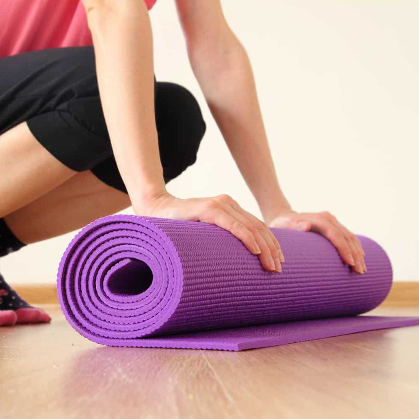 Premium 15mm Extra Thick Yoga Mat - Non-Slip NBR Foam Exercise Mat with Carrying Strap - Professional Grade Fitness Mat for Yoga, Pilates, Home Workouts - Joint Protection & Comfort - Eco-Friendly