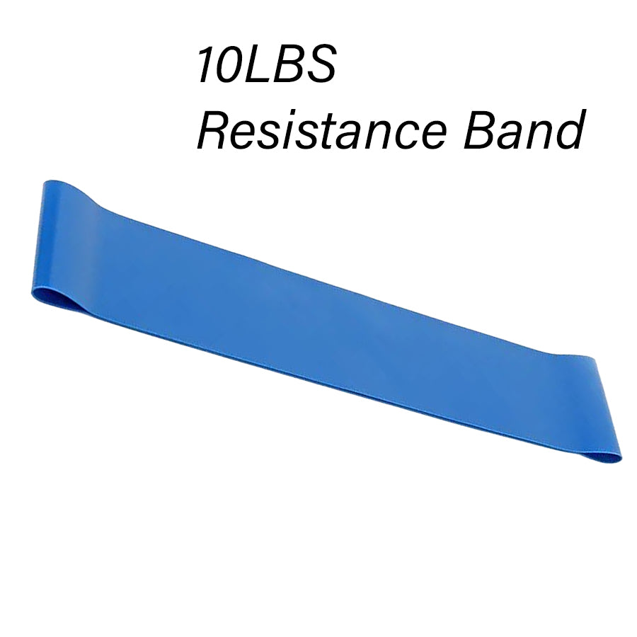 Premium Resistance Bands Light Set with 5 Different Levels - Portable Loop Bands for Strength Training, Stretching, Physio - Natural Latex Exercise Bands with Carry Case - Fitness Equipment for Home