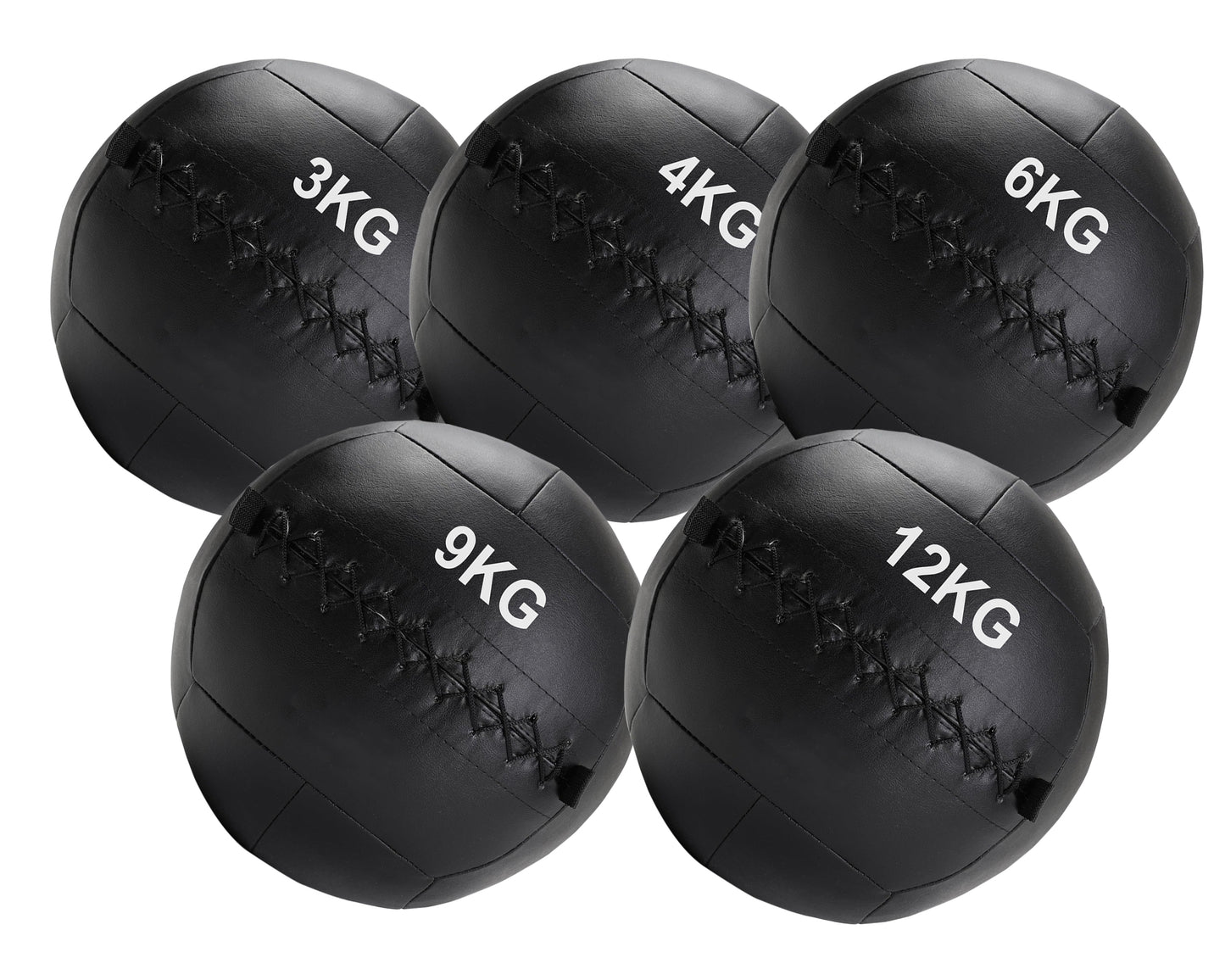 Professional Wall Balls 3kg-12kg - High Performance CrossFit Medicine Ball - Textured Vinyl Grip - Double-Stitched Durability - Perfect for Core Strength, Explosive Power & HIIT Workouts
