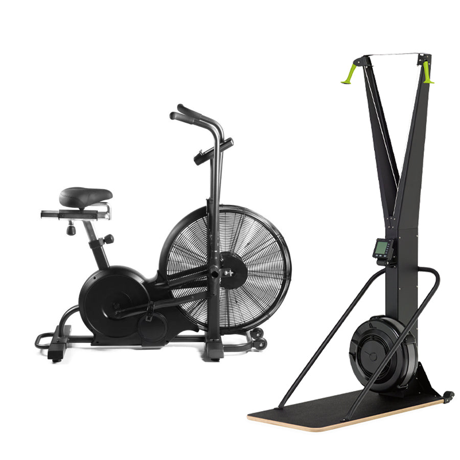 Premium Magnetic Exercise Bike with 8kg Flywheel - Indoor Cycling Stationary Bike with LCD Display, Adjustable Resistance & Comfort Seat - Silent Belt Drive System - Tablet Mount for Virtual Classes