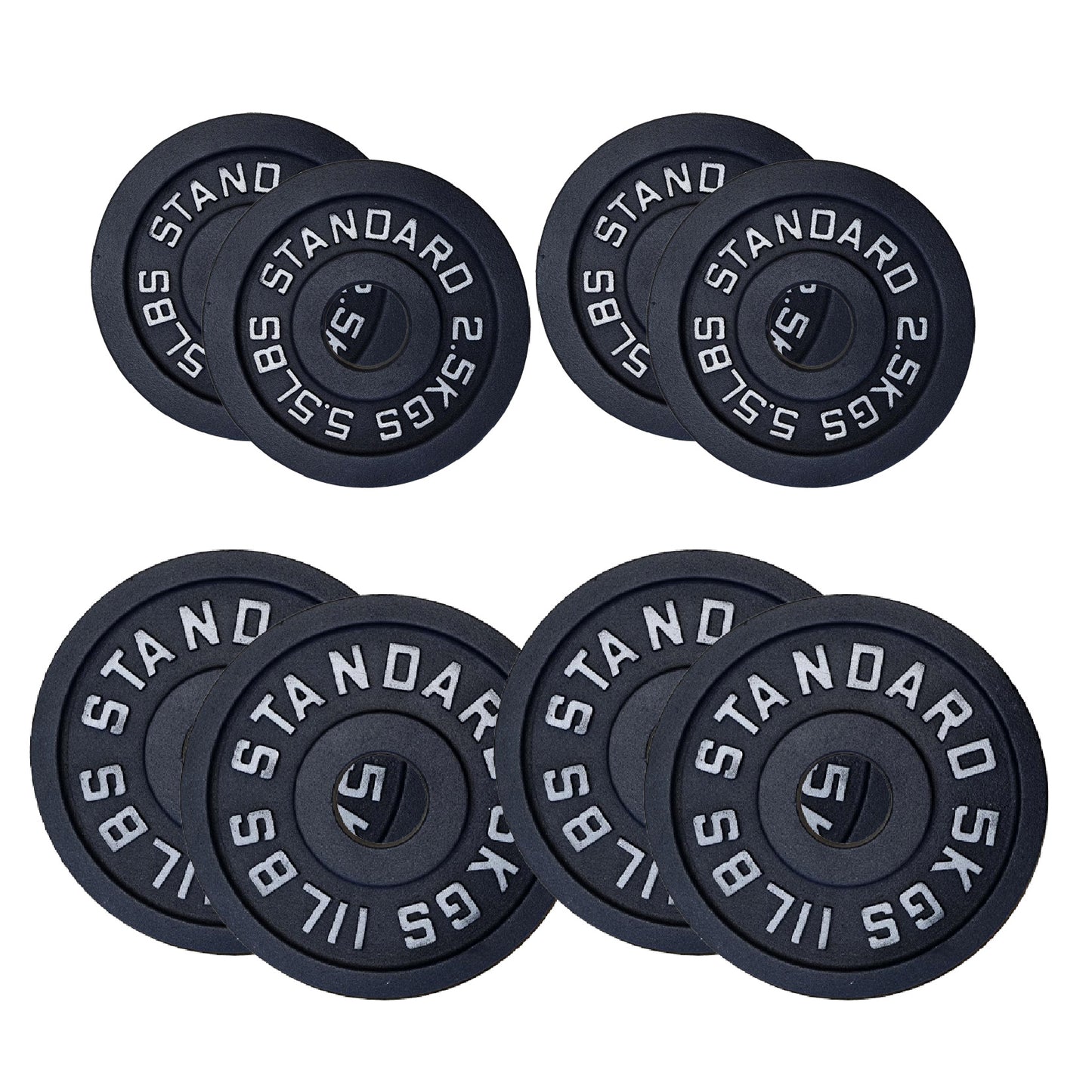 Professional Cast Iron Weight Plates – Strength Training Discs for Home & Commercial Gyms – Singles, Pairs, Sets & Optional Barbells