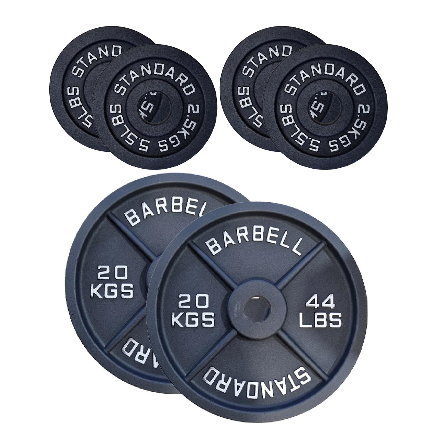 Professional Cast Iron Weight Plates – Strength Training Discs for Home & Commercial Gyms – Singles, Pairs, Sets & Optional Barbells