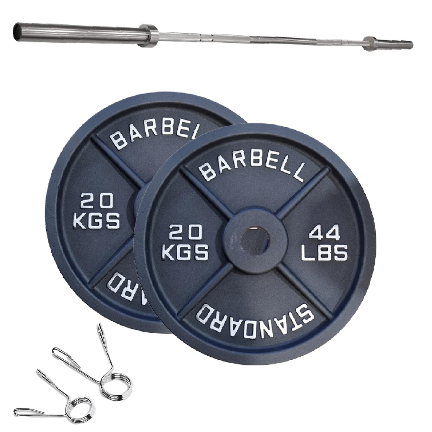 Professional Cast Iron Weight Plates – Strength Training Discs for Home & Commercial Gyms – Singles, Pairs, Sets & Optional Barbells