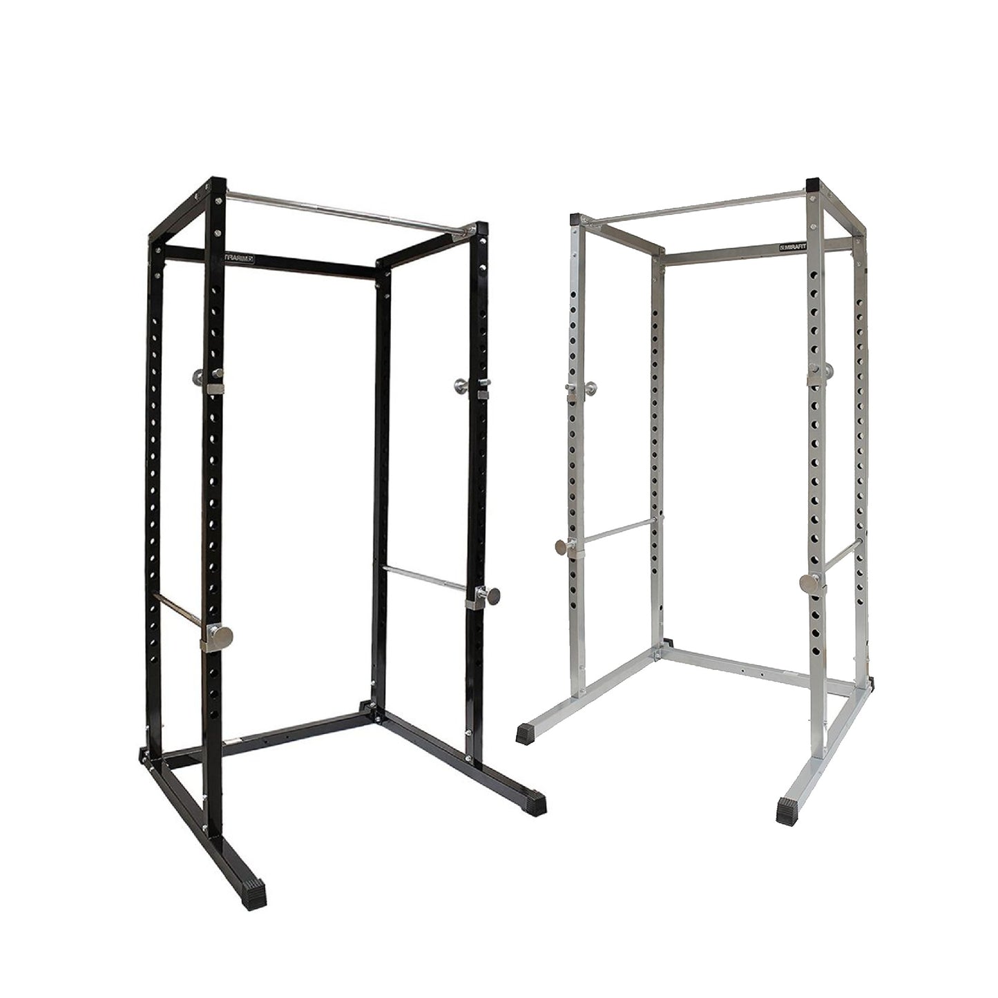 G100 Power Rack - Heavy-Duty Adjustable Squat Cage with Pull-up Bar - Commercial Grade Steel Frame for Home Gyms - Maximum Stability for Compound Lifts - Customisable with Optional Attachments