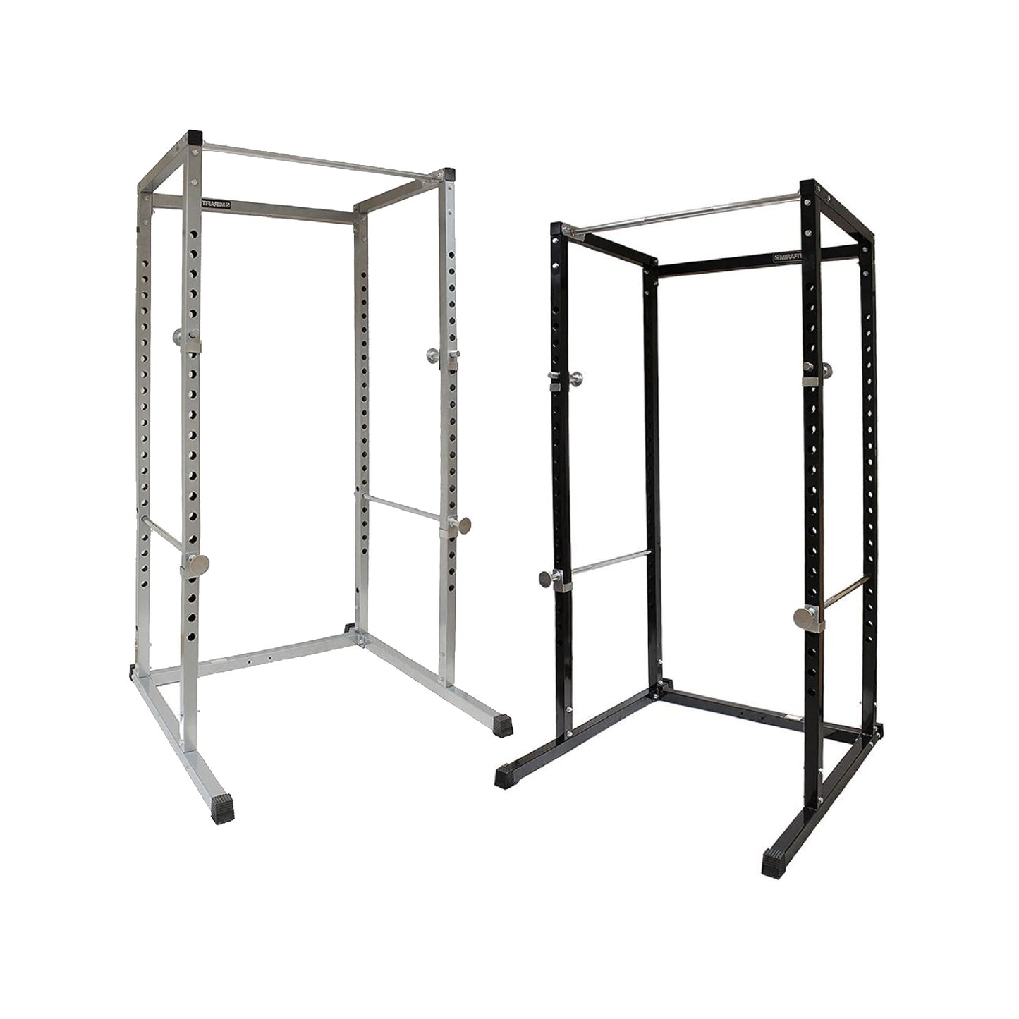 G100 Power Rack - Heavy-Duty Adjustable Squat Cage with Pull-up Bar - Commercial Grade Steel Frame for Home Gyms - Maximum Stability for Compound Lifts - Customisable with Optional Attachments