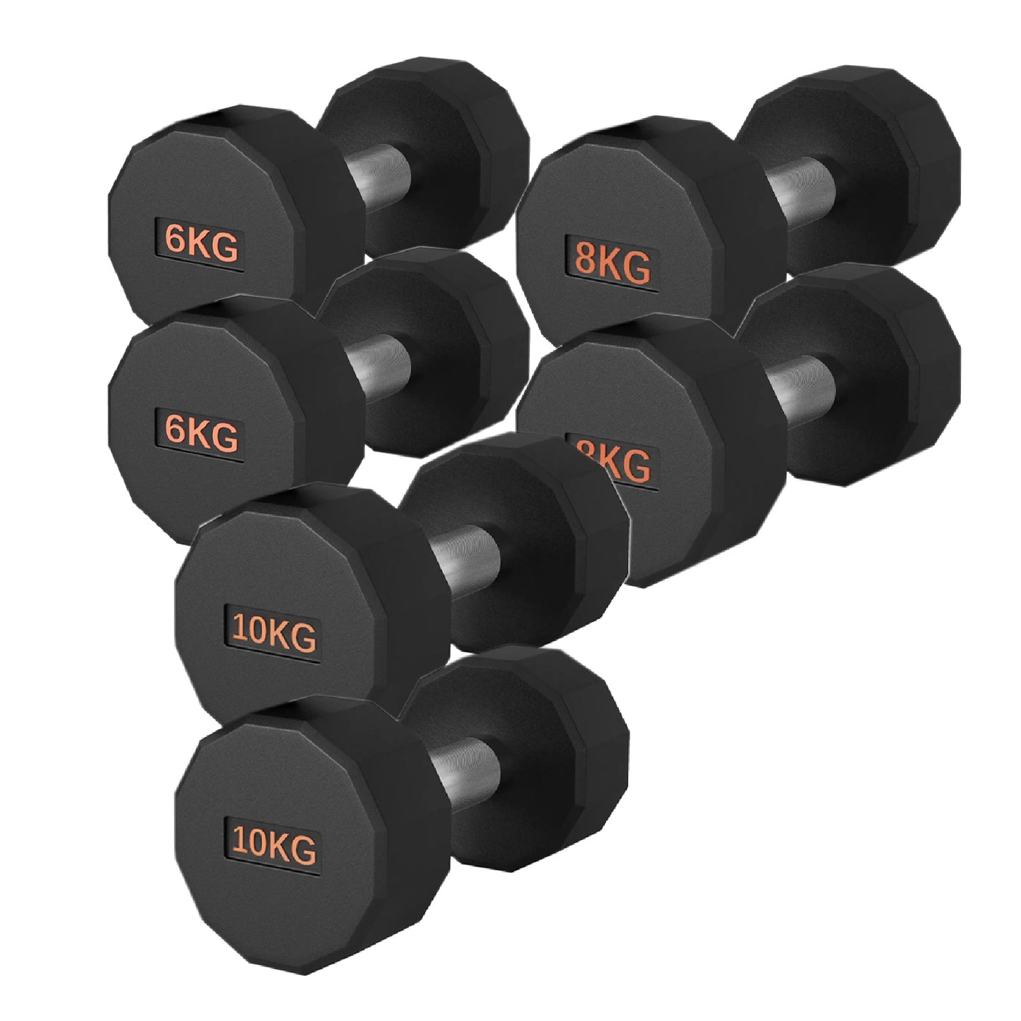 Premium Round Hex Dumbbell - Professional Fitness Equipment for Home and Commercial Gyms - Heavy-Duty Training Gear for Strength and Conditioning - High-Quality Exercise Accessories -