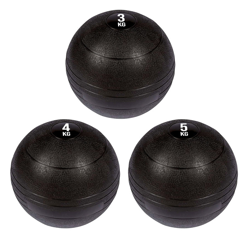 Heavy Duty Slam Balls for Explosive Training - Premium Rubber Medicine Balls with Textured Grip - No-Bounce Weighted Balls for Home and Commercial Gyms - Multiple Weight Options from 3KG to 25KG
