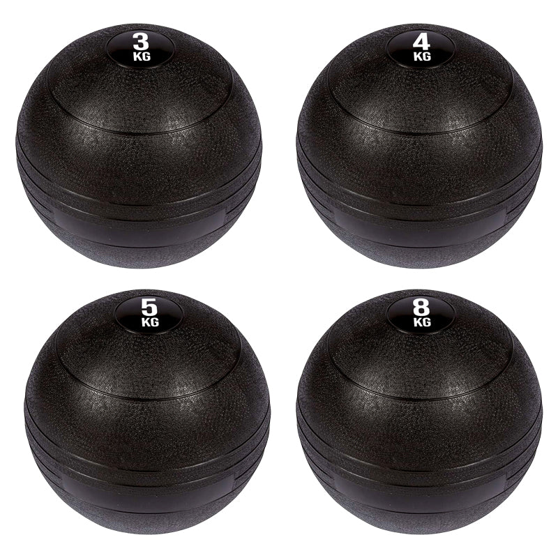 Heavy Duty Slam Balls for Explosive Training - Premium Rubber Medicine Balls with Textured Grip - No-Bounce Weighted Balls for Home and Commercial Gyms - Multiple Weight Options from 3KG to 25KG