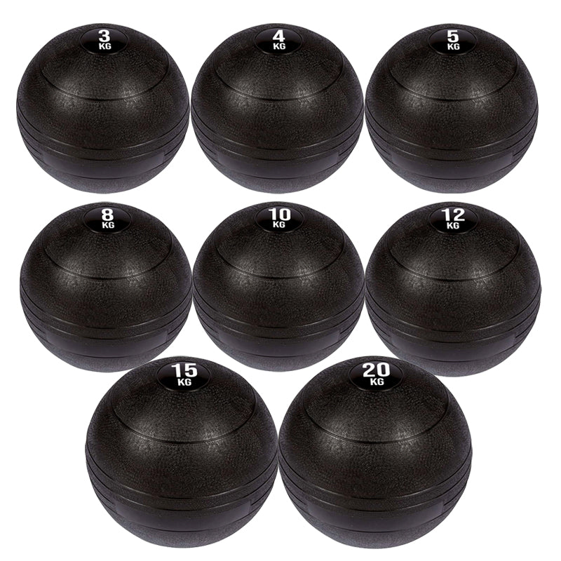 Heavy Duty Slam Balls for Explosive Training - Premium Rubber Medicine Balls with Textured Grip - No-Bounce Weighted Balls for Home and Commercial Gyms - Multiple Weight Options from 3KG to 25KG