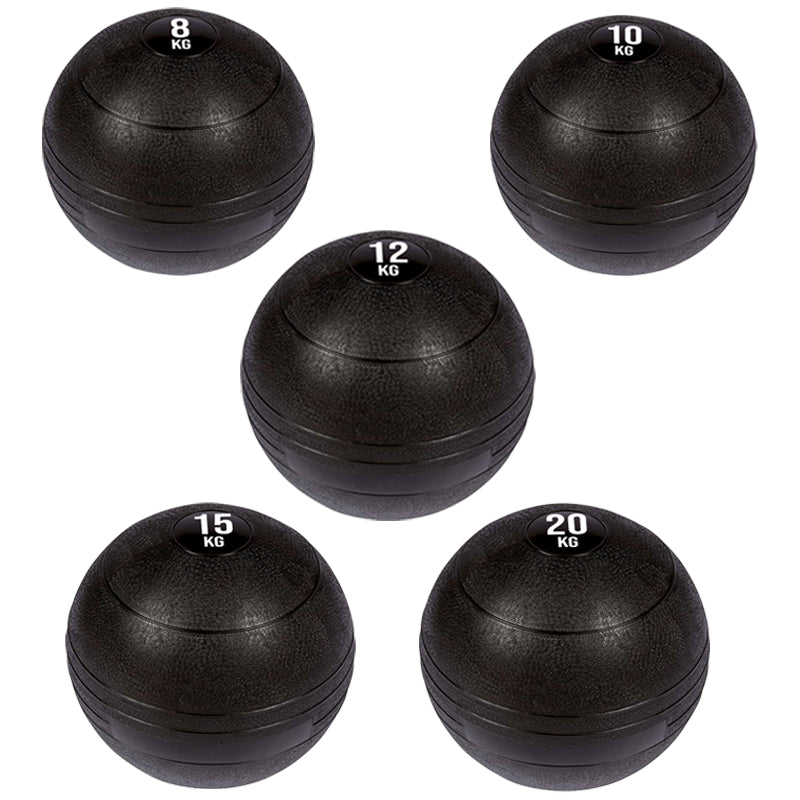 Heavy Duty Slam Balls for Explosive Training - Premium Rubber Medicine Balls with Textured Grip - No-Bounce Weighted Balls for Home and Commercial Gyms - Multiple Weight Options from 3KG to 25KG