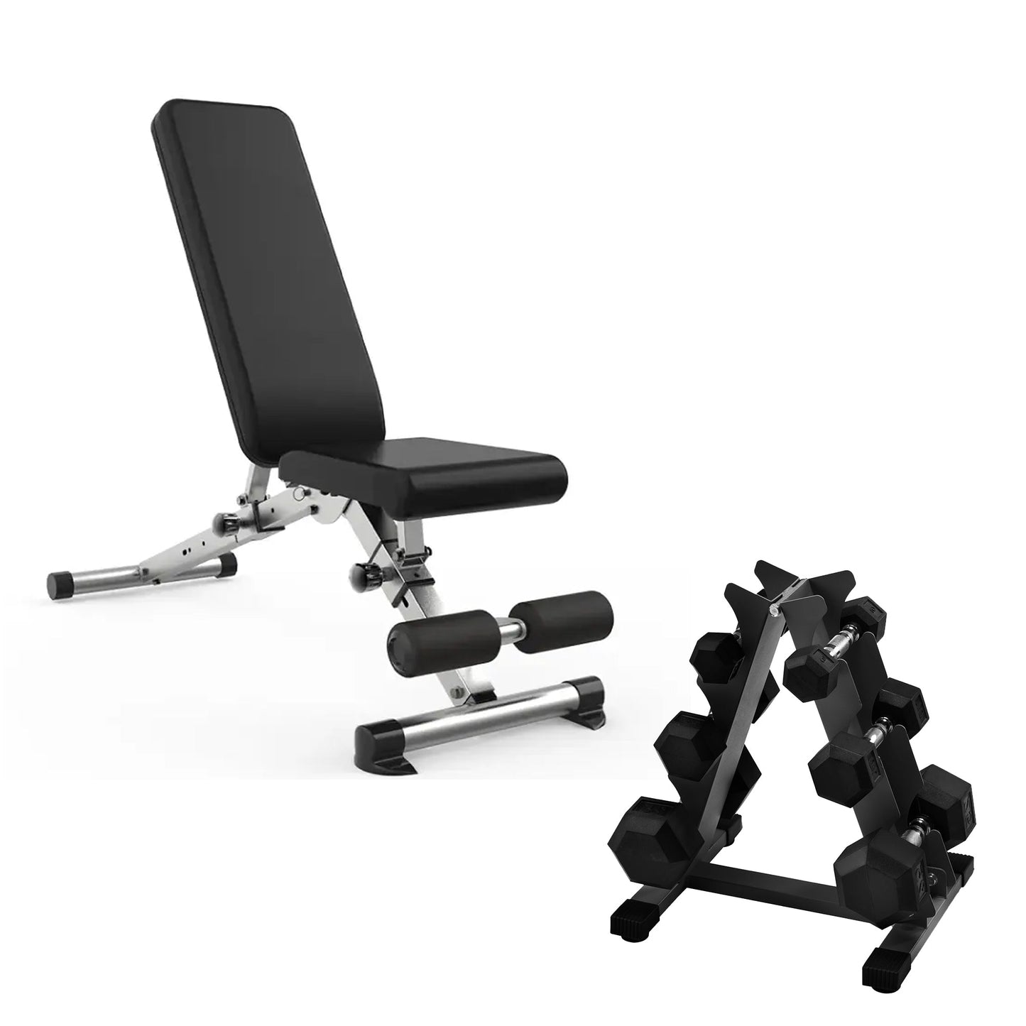 Heavy-Duty Dumbbell Storage Rack - Multi-Tier Design for Home Gym & Commercial Fitness - Available in 3, 4, 5 & 6-Tier Options - Premium Workout Weight Organization System - Steel Construction